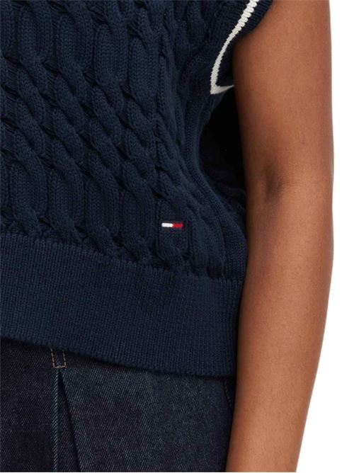 Gilet in cotone scollo a v Tommy Jeans | DW0DW22927C1G